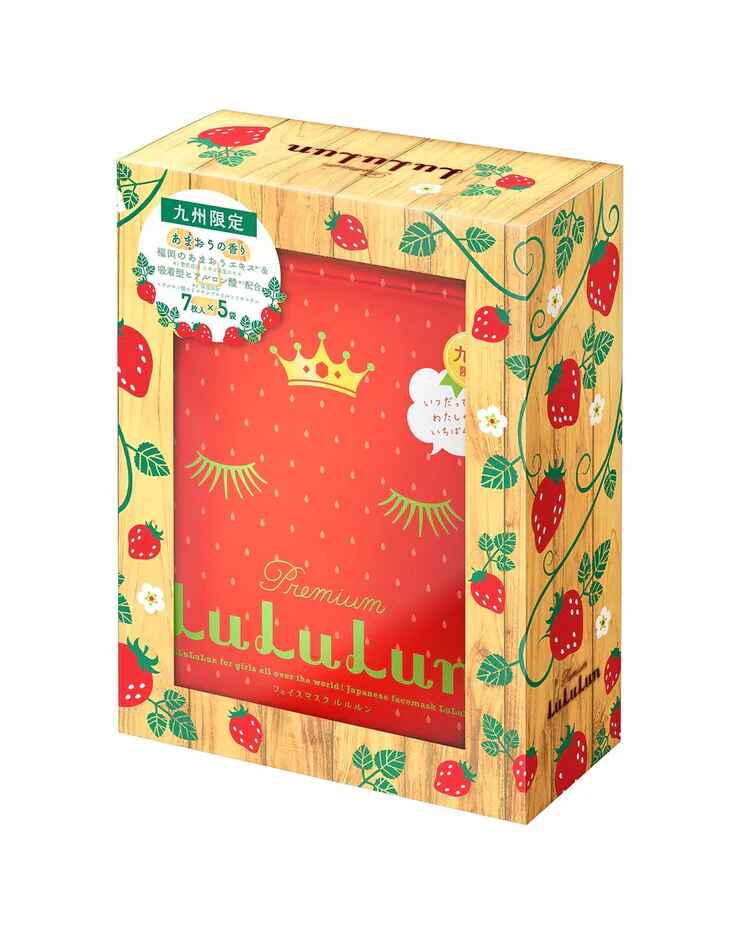 Lululun Travel Lululun Sheet Mask Amaou Strawberries.