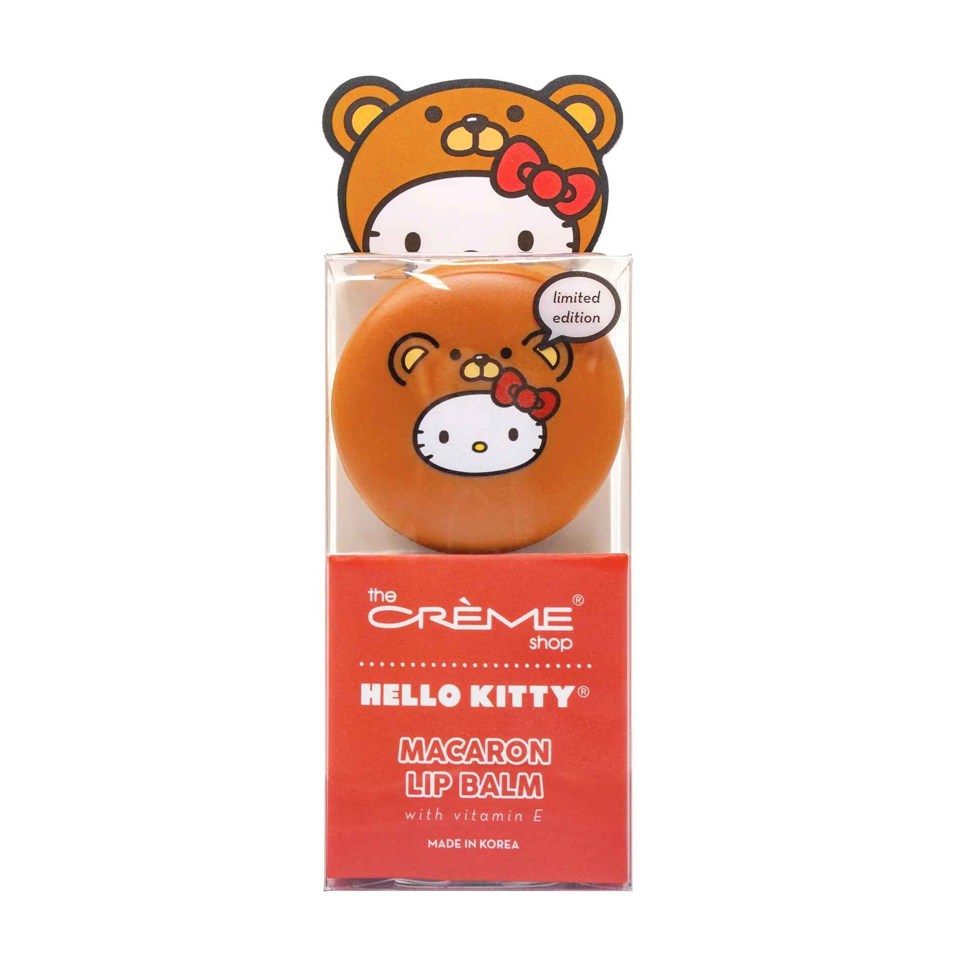 The Creme Shop HELLO KITTY MACARON LIP BALM RED VELVET.