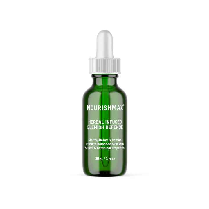 Nourish Max HERBAL INFUSED BLEMISH DEFENSE.