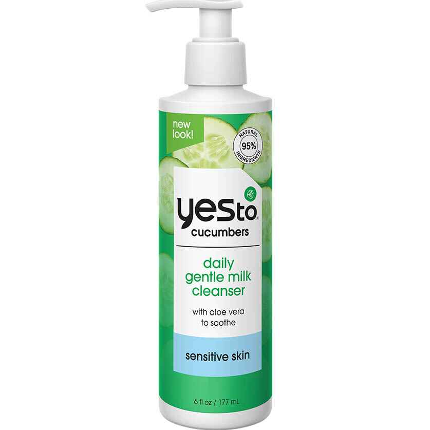 Yes to Cucumbers Daily Gentle Milk Cleanser.