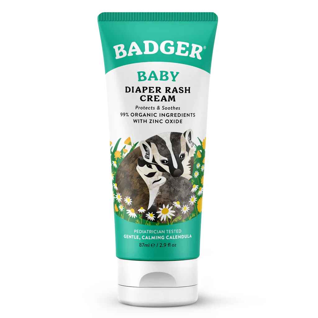 Badger Zinc Oxide Diaper Cream.