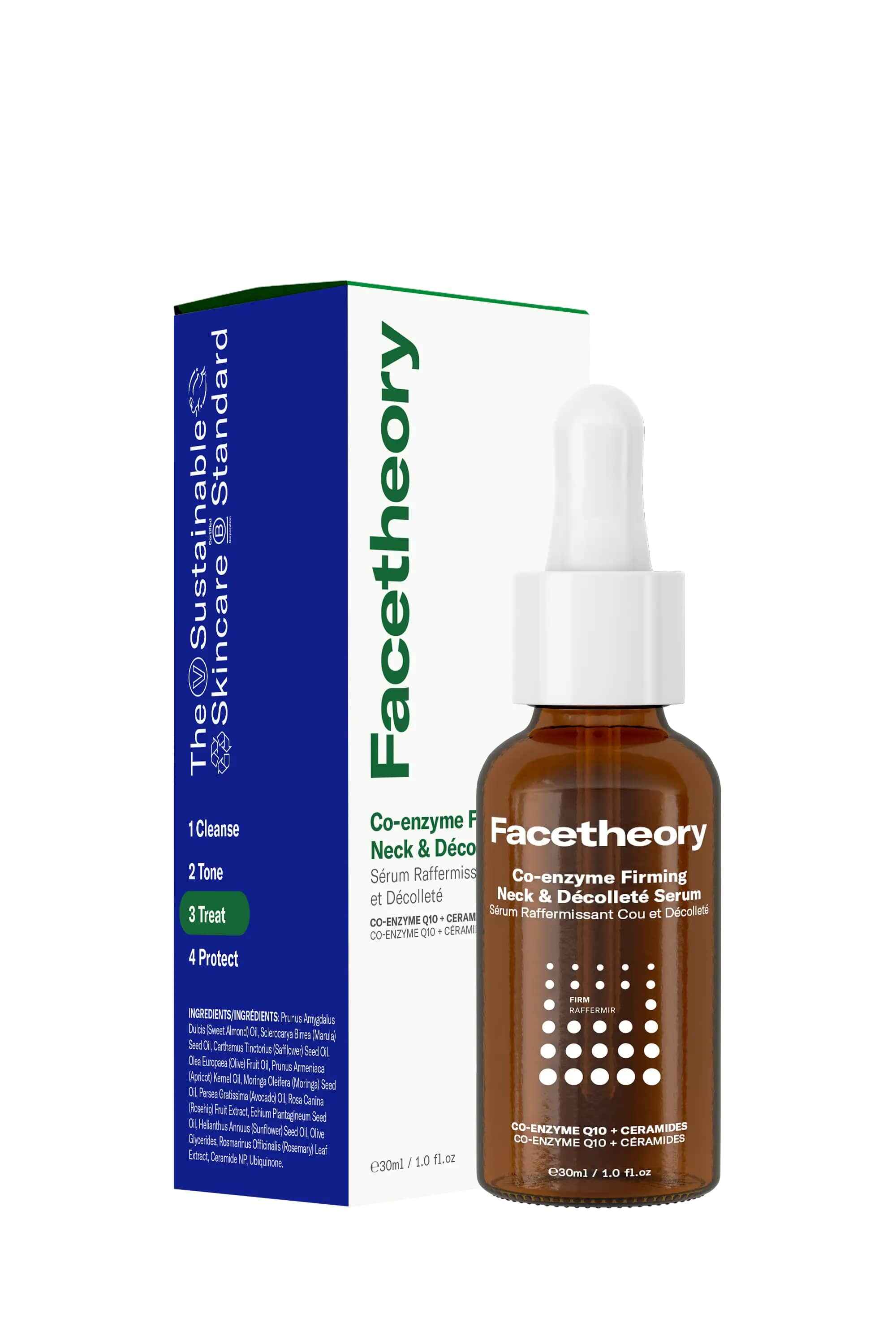 Facetheory Coenzyme Firming Neck Dcollet Serum.
