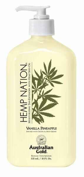 Australian gold HEMP NATION VANILLA PINEAPPLE BODY LOTION.
