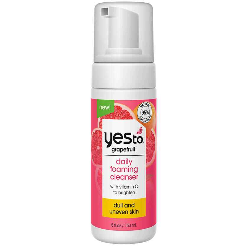 Yes to Grapefruit Daily Foaming Cleanser.