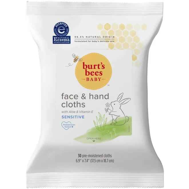 Burt's Bees Burt's Bees Baby Face and Hand Cloths.