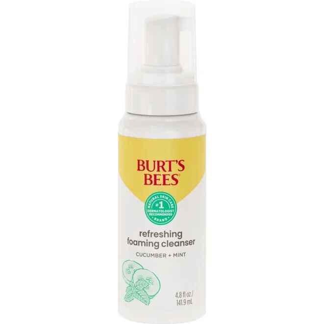 Burt's Bees Refreshing Cucumber Foaming Cleanser.
