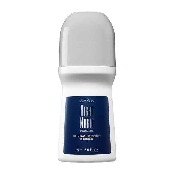 Avon Night Magic Evening Musk Roll-On Antiperspirant Deodorant.