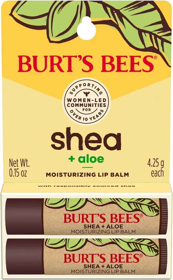 Burt's Bees Shea Butter and Aloe Lip Balm.