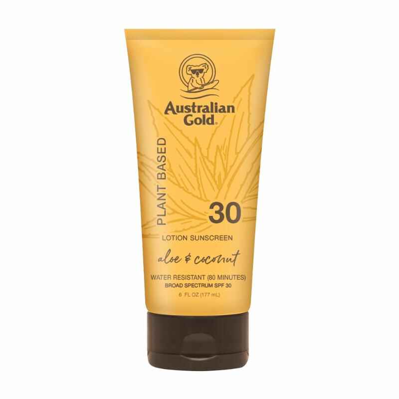 Australian gold PLANT BASED SPF 30 LOTION.
