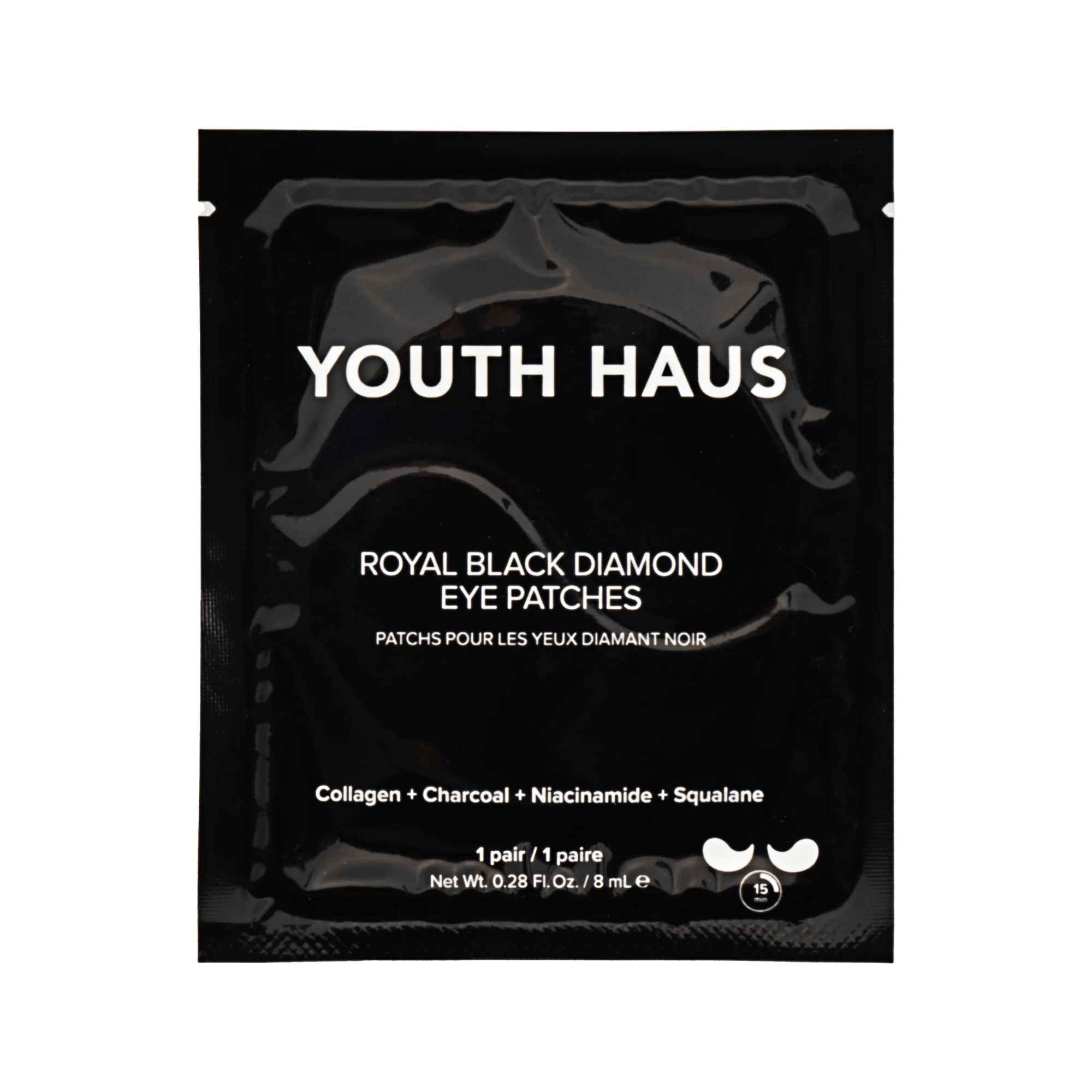 Skin Gym Royal Black Diamond Eye Patches Single.