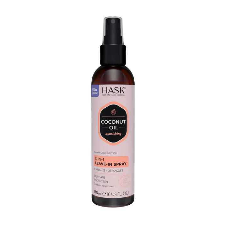 Hask COCONUT OIL Nourishing 5 in 1 Leave-In Spray.