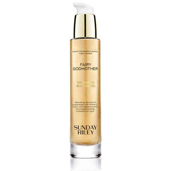 Sunday Riley FAIRY GODMOTHER SHIMMERING BODY OIL GEL.