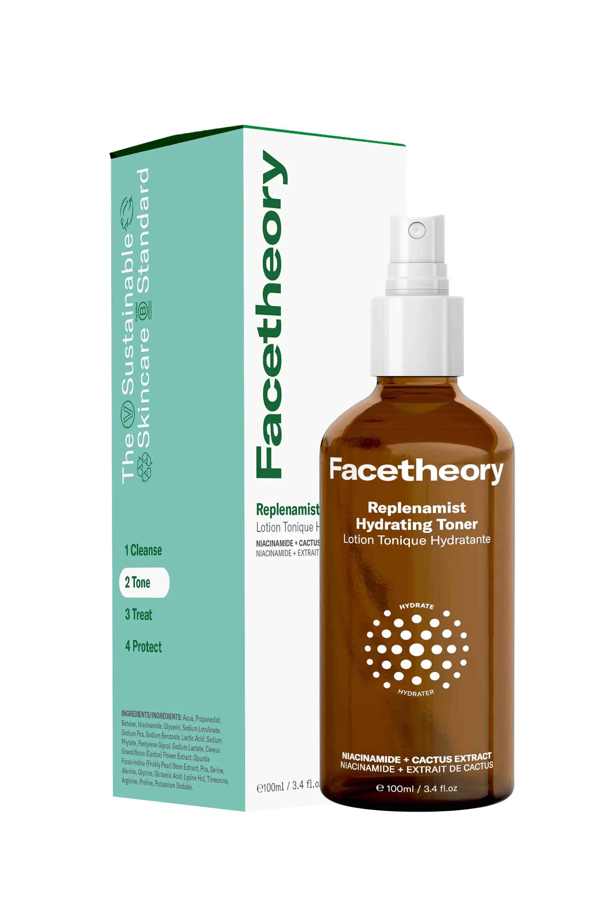Facetheory Replenamist Hydrating Toner.