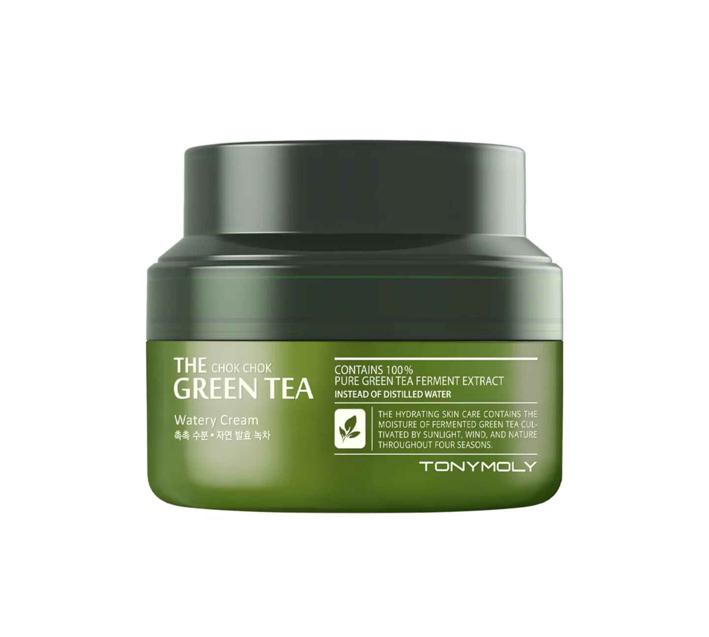 Tonymoly The Chok Chok Green Tea Watery Moisture Cream.