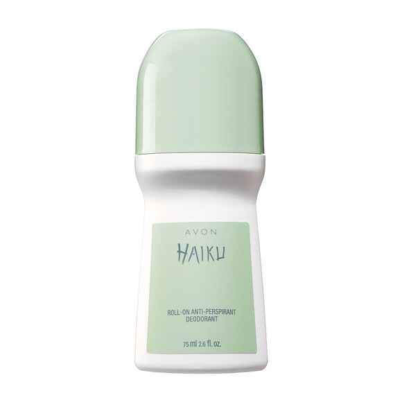 Avon Haiku Roll-On Antiperspirant Deodorant.
