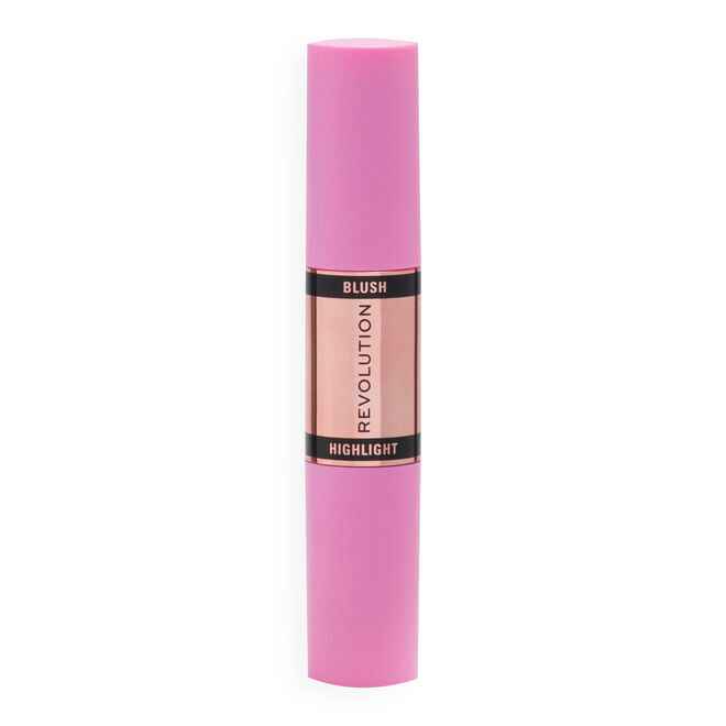 Revolution beauty Makeup Revolution Blush and Highlight Stick Mauve Glow.