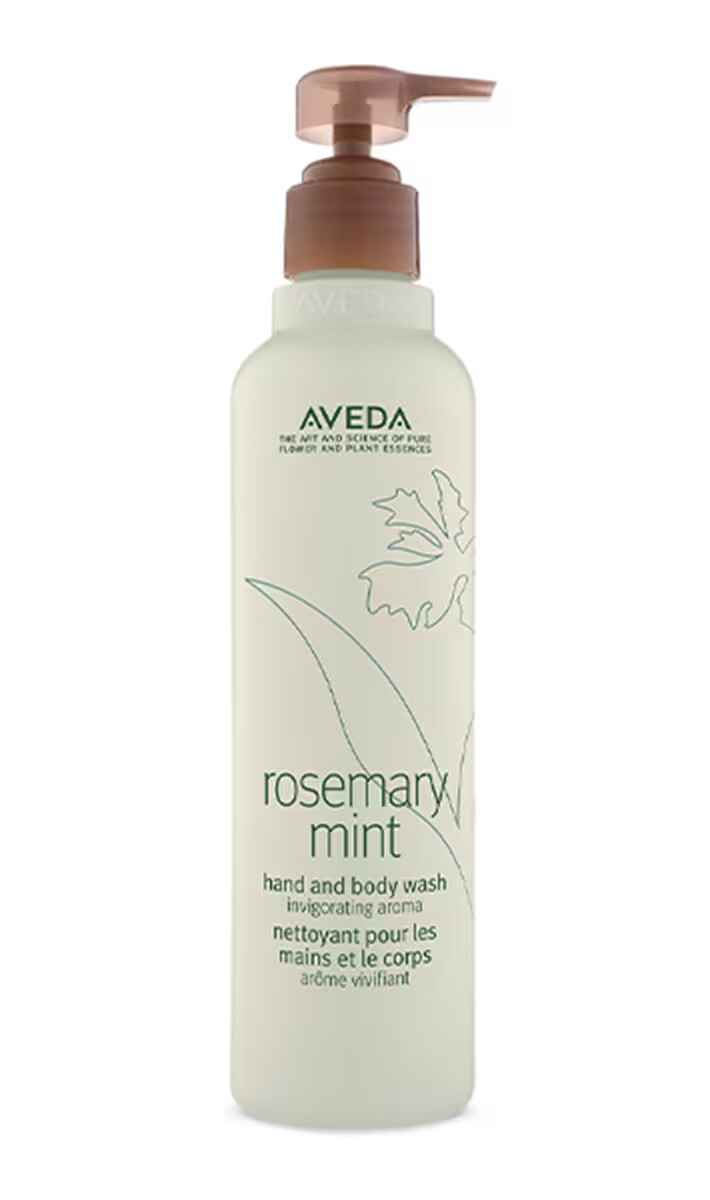 Aveda rosemary mint hand and body wash.