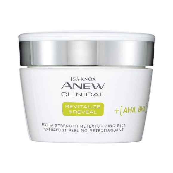 Avon Isa Knox Anew Clinical Revitalize & Reveal Extra Strength Retexturizing Peel.