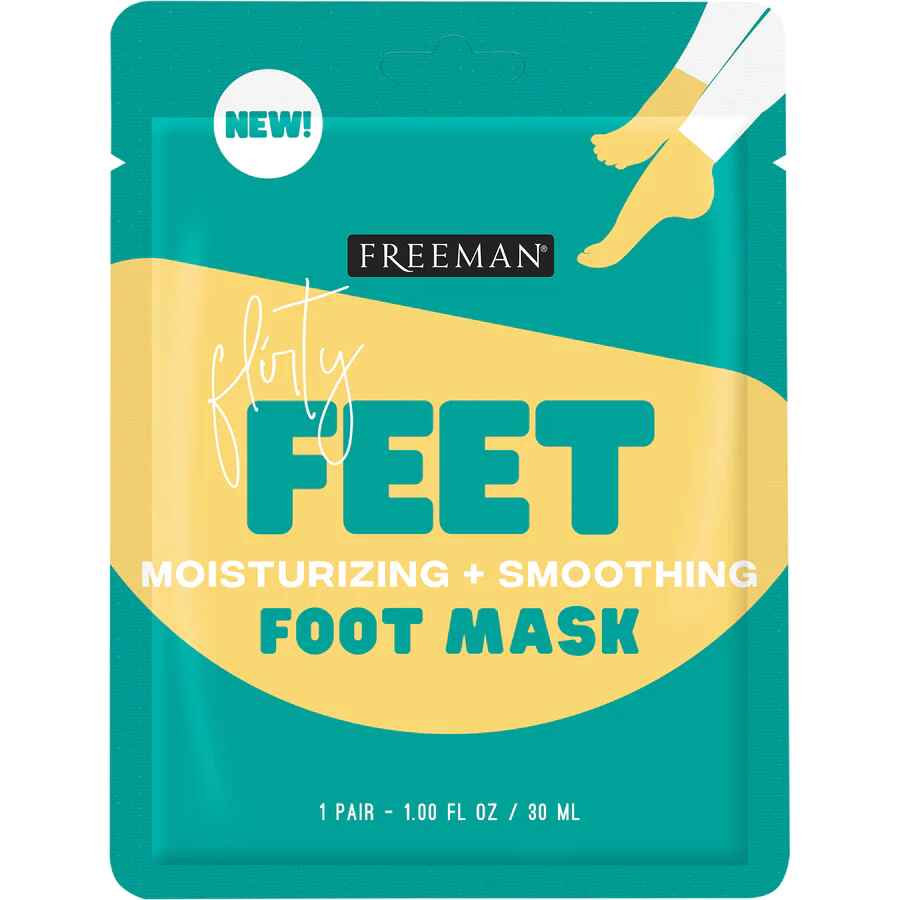 Freeman Flirty Feet Moisturizing and Smoothing Foot Mask.