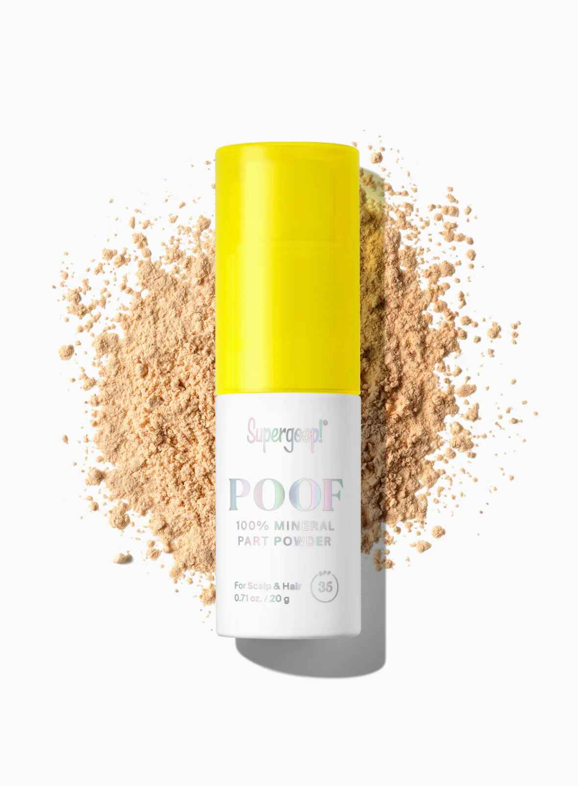 Supergoop Poof 100 Mineral Part Powder SPF 35.