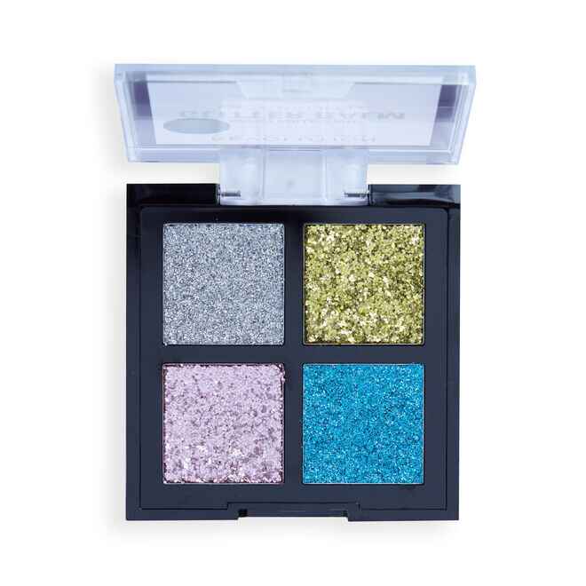 Revolution beauty Makeup Revolution Artist Collection Glitter Balm Palette.