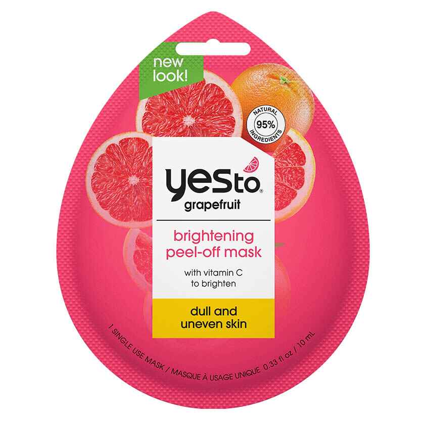Yes to Grapefruit Brightening Peel Off Mask Single Use.