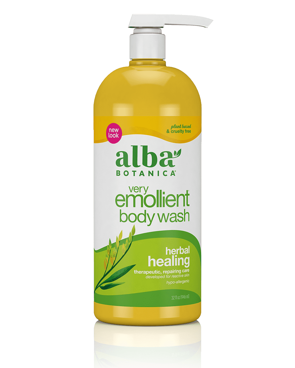 Alba Botanical very emollient body wash herbal healing.