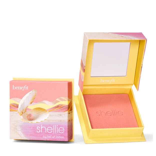 Benefit Cosmetics Warm seashell pink blush.