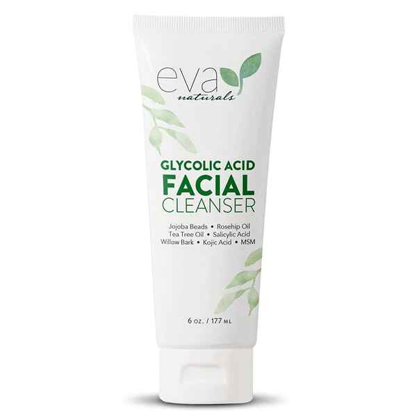 Eva Naturals Glycolic Acid Face Wash and Cleanser 6 oz.