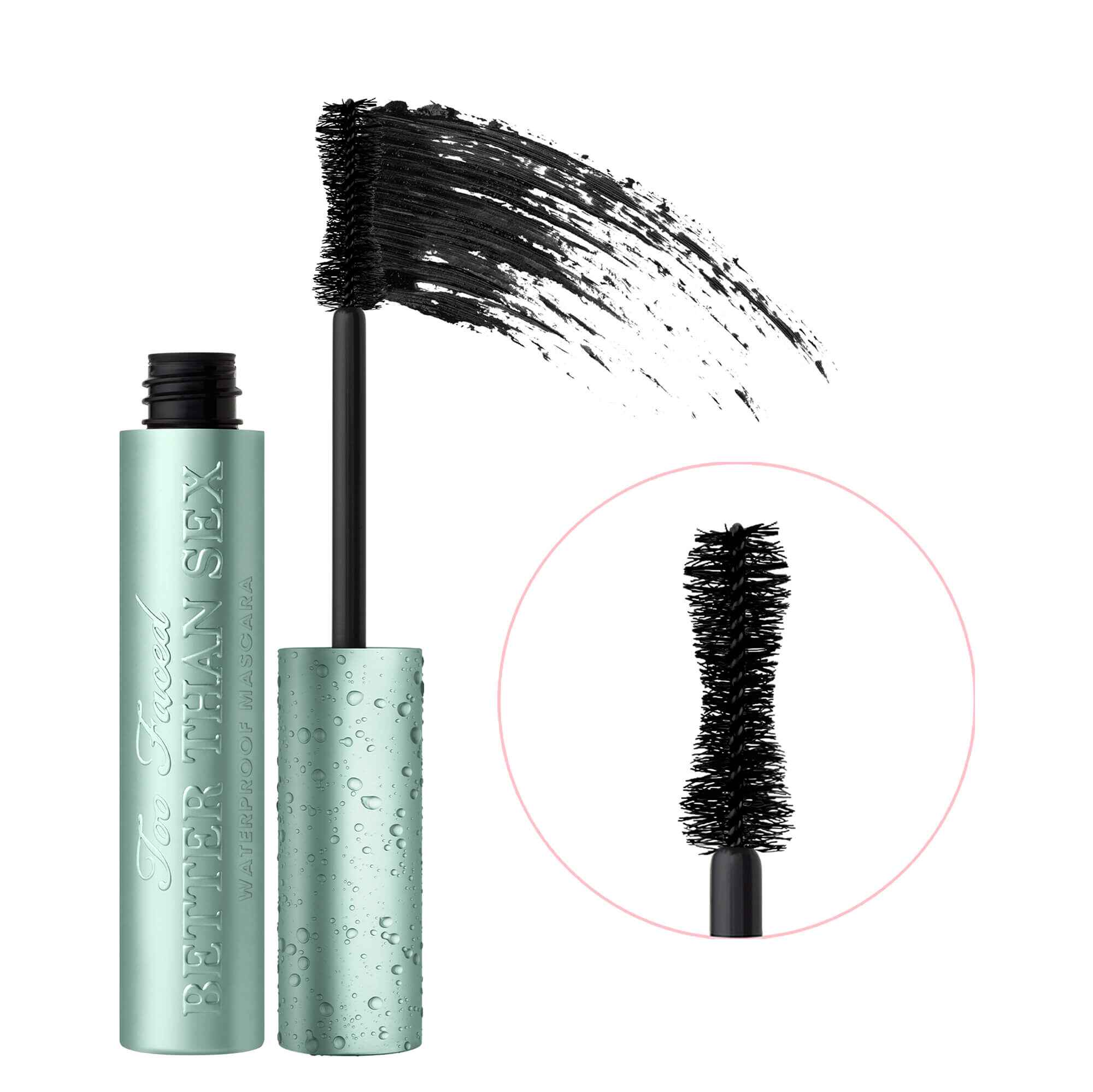 Too Faced Better Than Sex Waterproof Mascara.