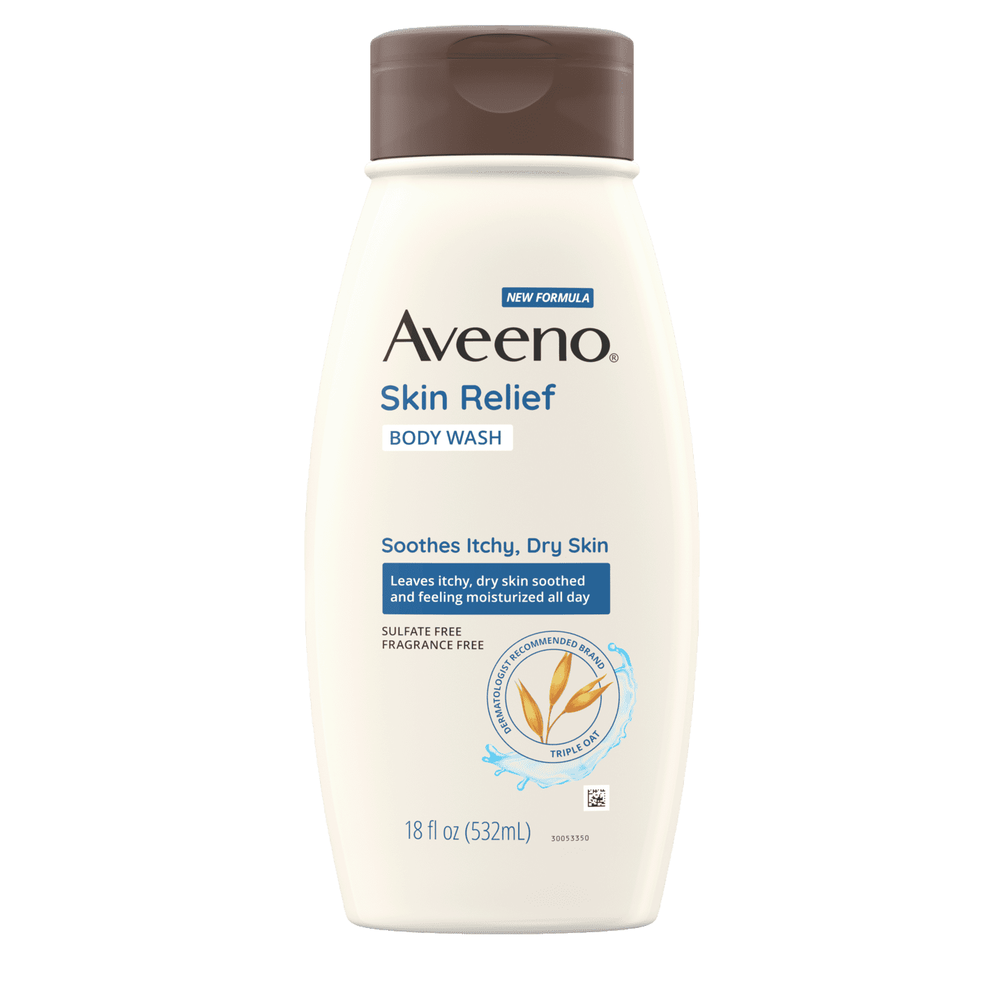 AVEENO SKIN RELIEF FRAGRANCE-FREE BODY WASH, SENSITIVE SKIN.