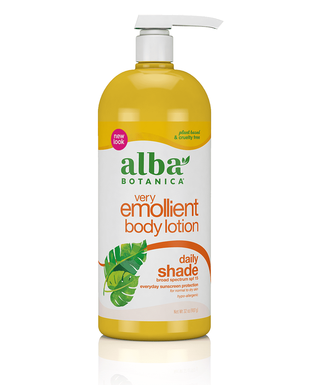Alba Botanical very emollient body lotion daily shade.