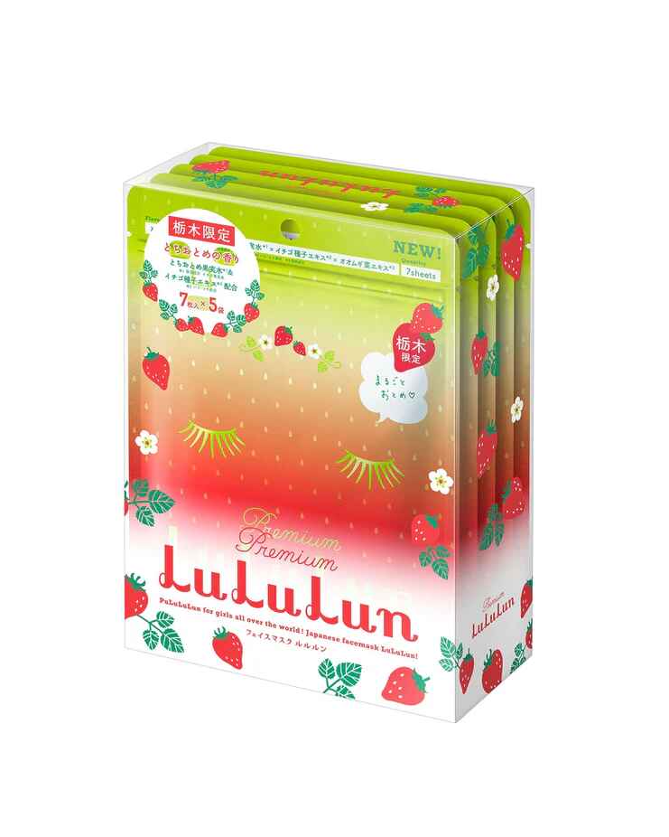 Lululun Travel Lululun Sheet Mask Tochiotome Strawberry.