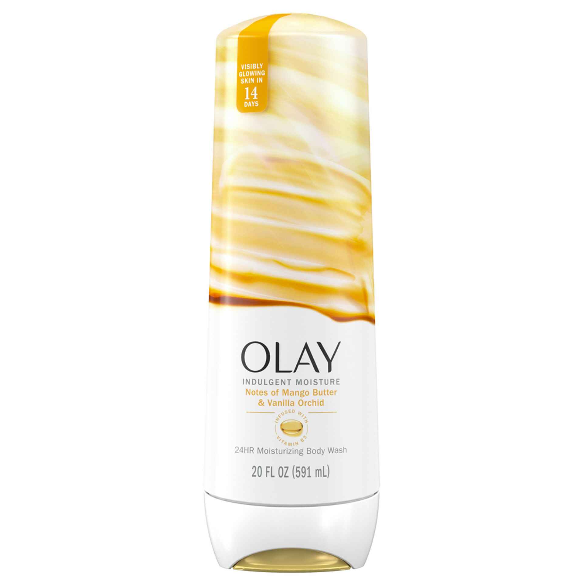 Olay Indulgent Moisture Body Wash MANGO BUTTER AND VANILLA ORCHID.