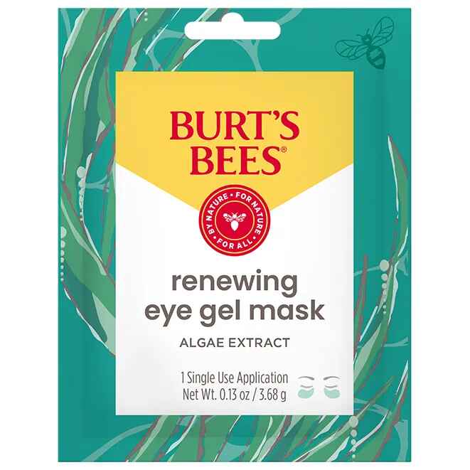 Burt's Bees Renewing Natural Hydrogel Eye Mask.