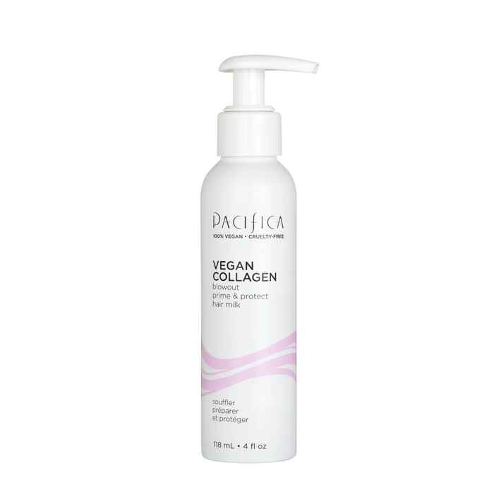 Pacifica Vegan Collagen Blowout Prime Protect Hair Milk.