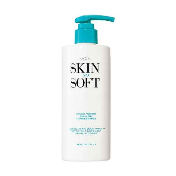 Avon Avon Skin So Soft for Acne Prone Skin Exfoliating Body Wash.