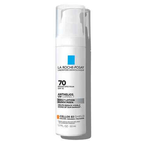 La Roche Posay ANTHELIOS UV CORRECT FACE SUNSCREEN SPF 70 WITH NIACINAMIDE.