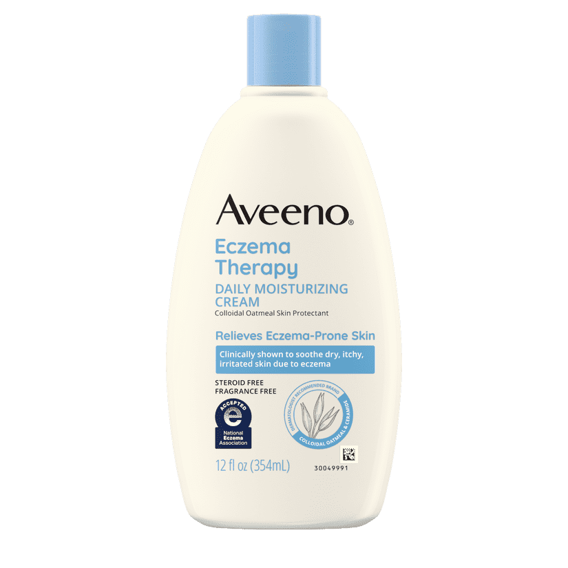 AVEENO ECZEMA THERAPY SOOTHING CREAM, STEROID-FREE.