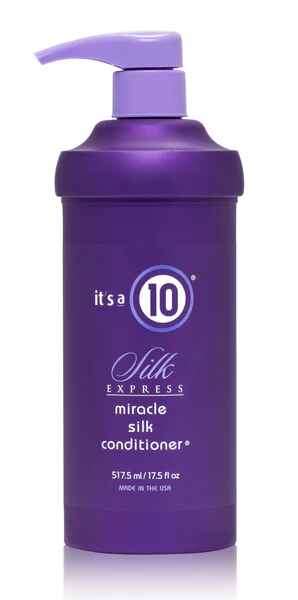 ITS A 10 SILK EXPRESS MIRACLE SILK DAILY CONDITIONER.