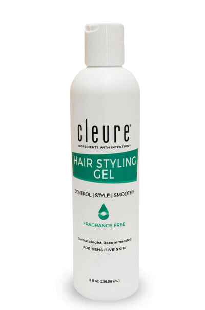 Cleure Hair Styling Gel - Natural, Medium Hold.