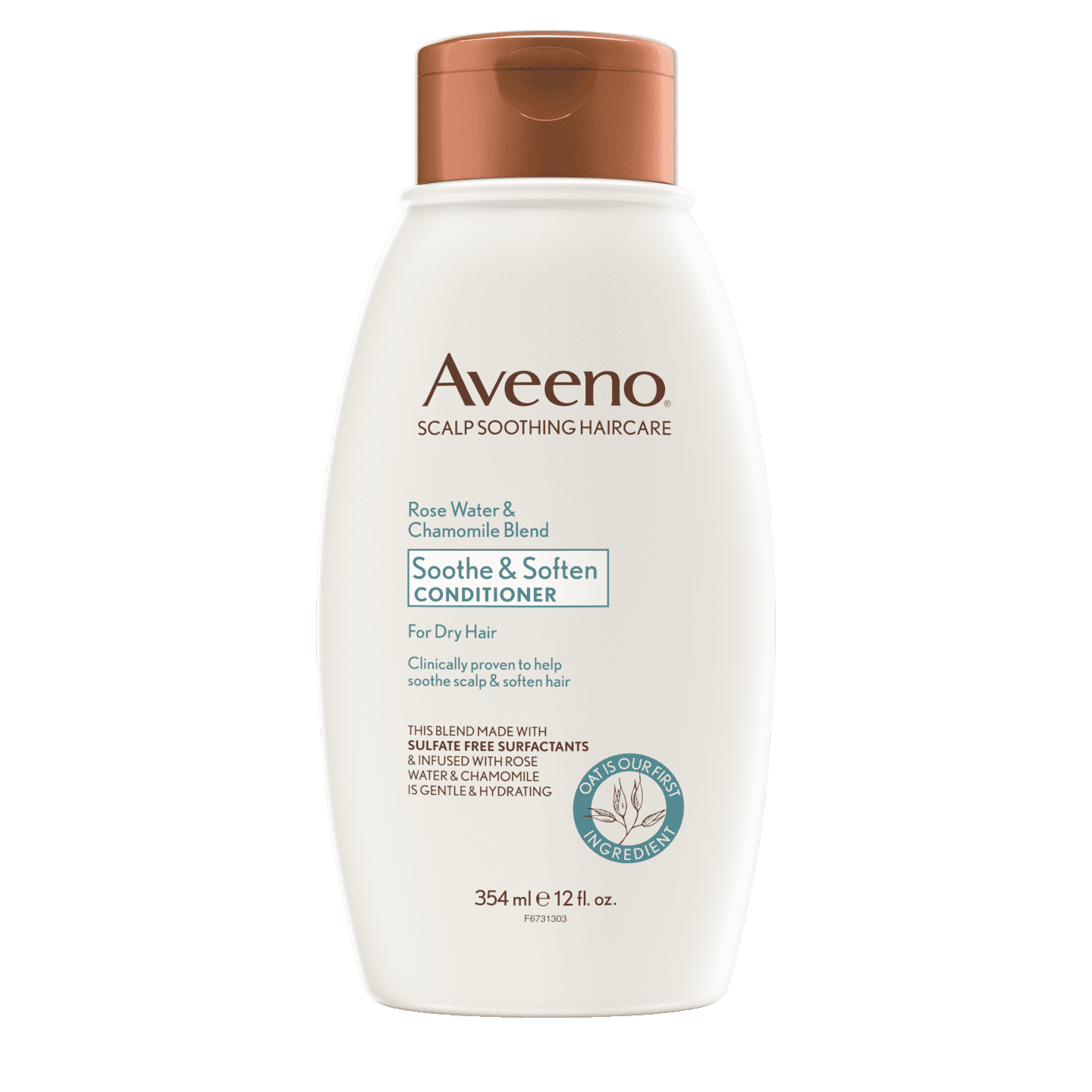AVEENO ROSE WATER AND CHAMOMILE BLEND CONDITIONER.