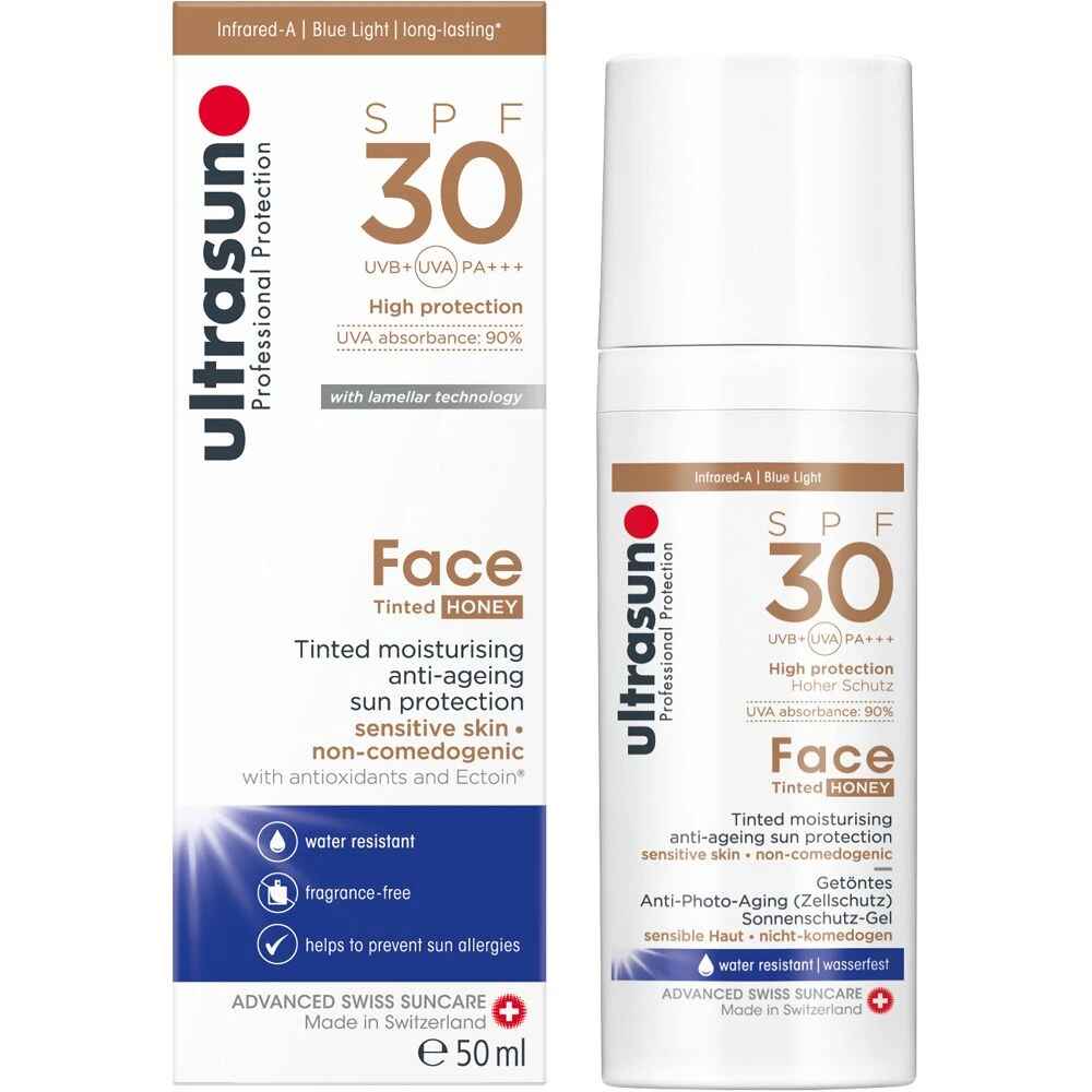 Ultrasun Face Tinted SPF30.