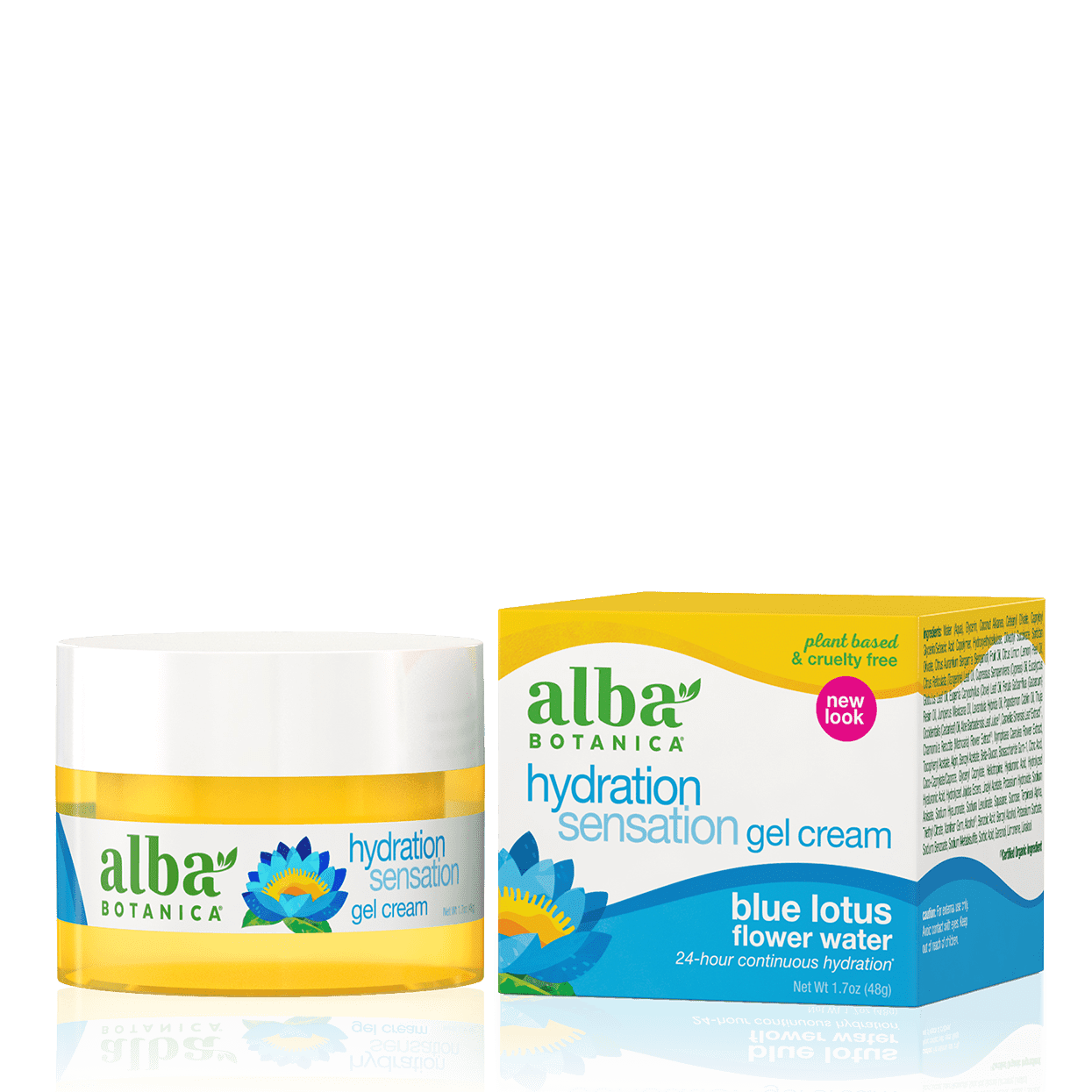 Alba Botanical hydration sensation gel cream.