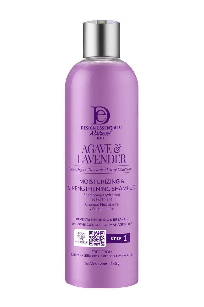 Design Essentials Agave and Lavender Moisturizing and Strengthening Shampoo.