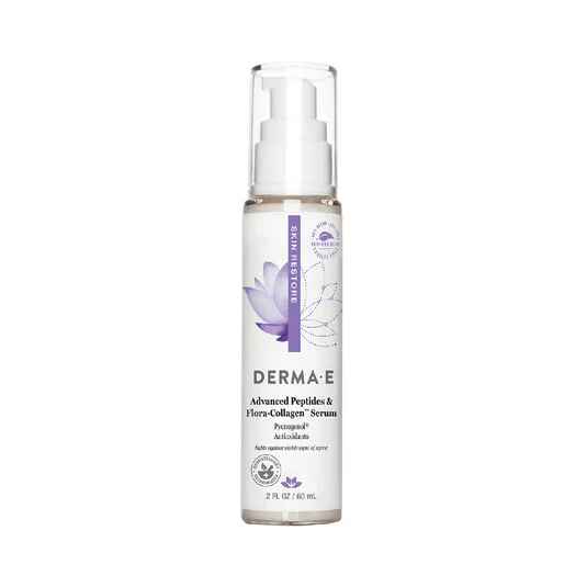 Derma E Advanced Peptides and Flora Collagen Serum.