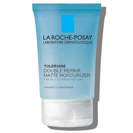 La Roche Posay TOLERIANE DOUBLE REPAIR MATTE FACE MOISTURIZER FOR OILY SKIN.