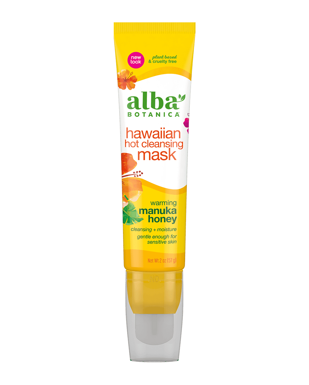 Alba Botanical hawaiian hot cleansing mask manuka honey.