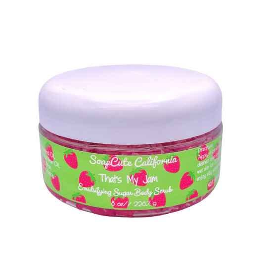 Soap Cute California That is My Jam Emulsifying Sugar Scrub.