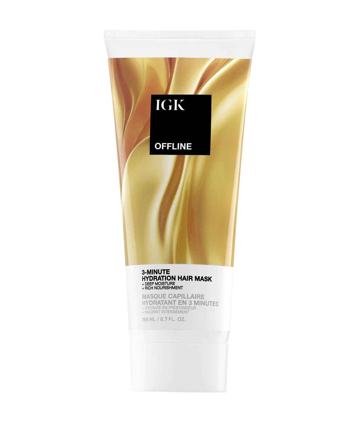 IGK Hair OFFLINE HYDRATION MASK.